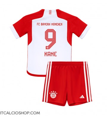 Bayern Munich Harry Kane #9 Prima Maglia Bambino 2023-24 Manica Corta (+ Pantaloni corti)